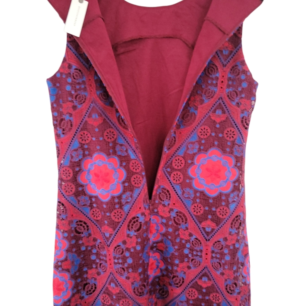 NWT Anthropologie Eva Franco Lace Sleeveless Cocktail Party Dress Sz 10 $230 - Picture 7 of 16
